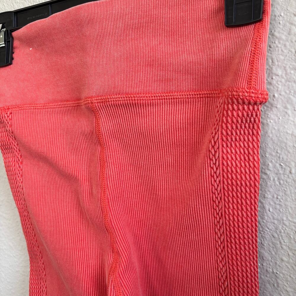Offline by Aerie Orange Compression Workout Leggings No Pockets Women's Size XS - Picture 4 of 7